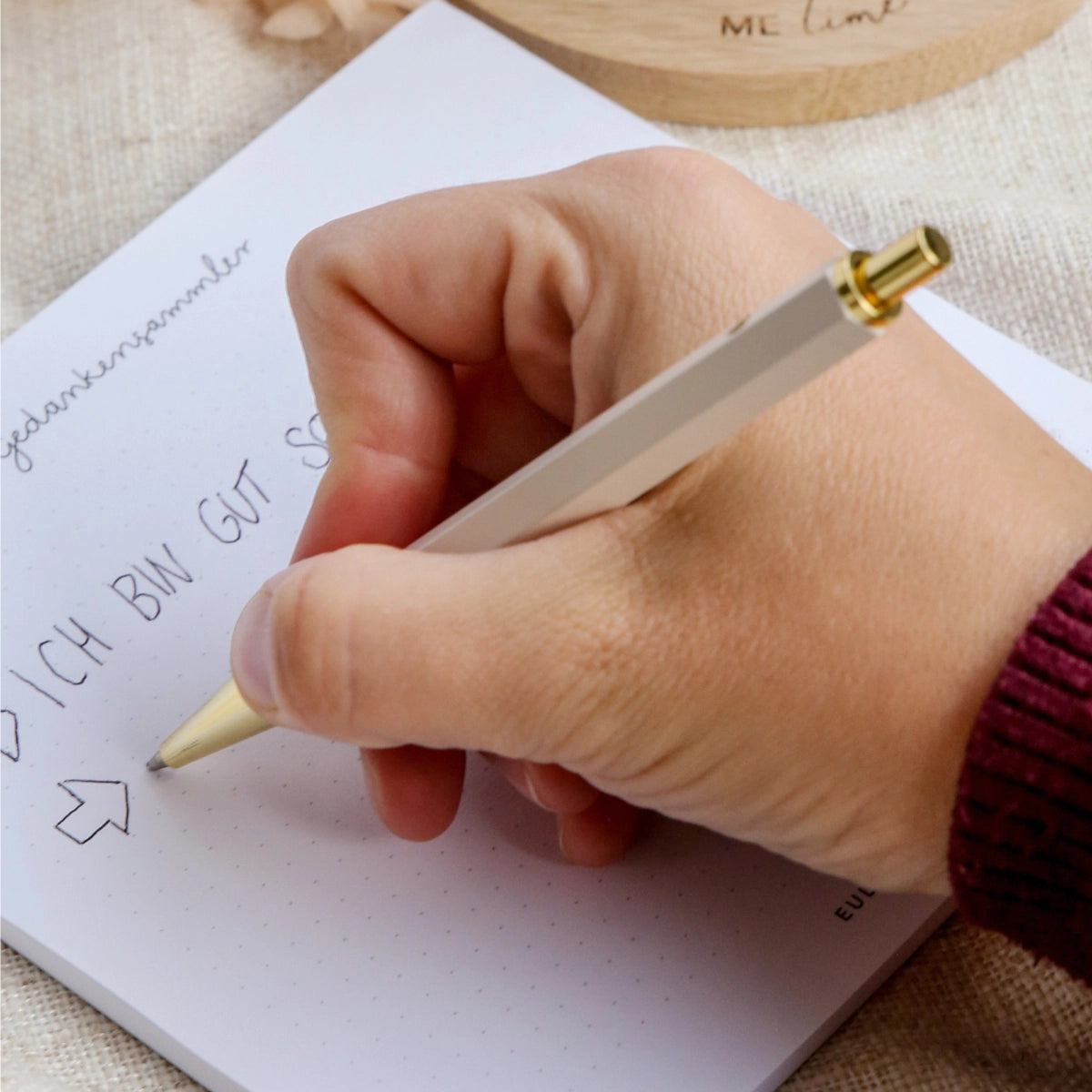 Kugelschreiber Creme