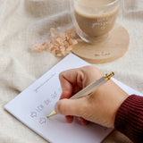 Untersetzer „Me Time“ – Eichenholz