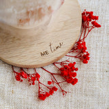 Untersetzer „Me Time“ – Eichenholz